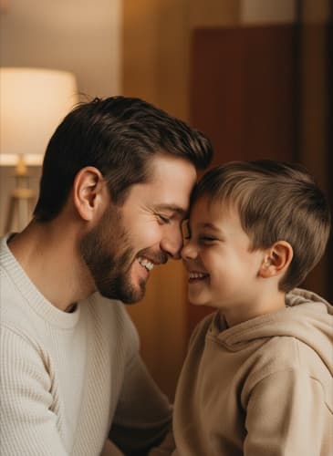 Father and son